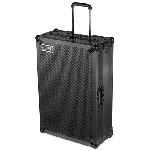 UDG Ultimate Flight Case Multi Format XXL MKII Black Plus (Laptop Shelf, Trolley & Wheels)