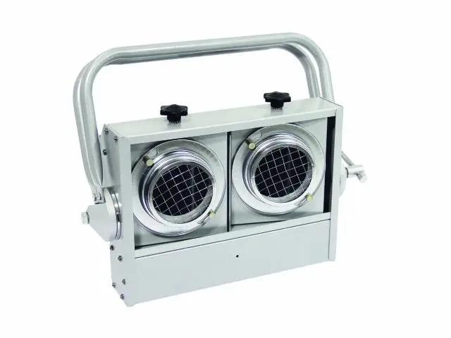 Eurolite AUDIENCE BLINDER 2xPAR-36 ALU SILVER