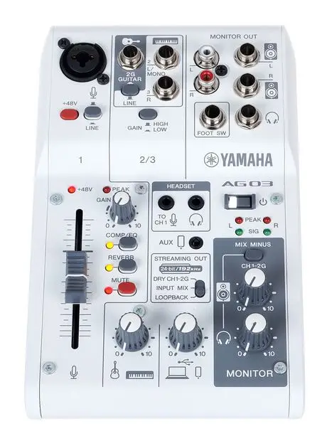 Yamaha AG03 MK2 WH