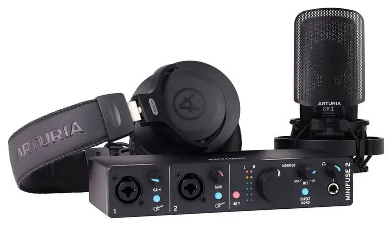 Arturia MiniFuse Recording Pack Black