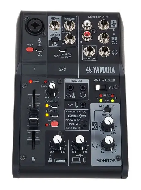 Yamaha AG03 MK2 BK