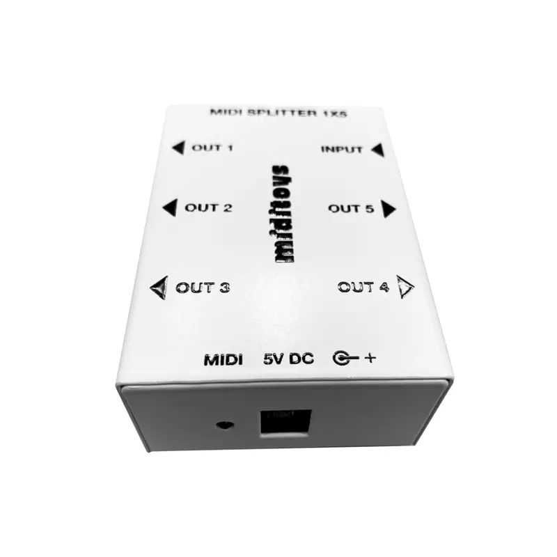 Miditoys Midi Splitter 1x5 White