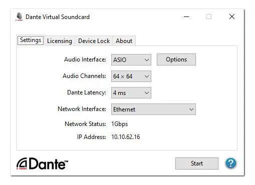 Dante Virtual Soundcard Transferable