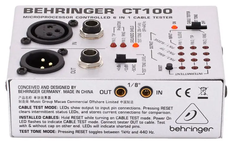Behringer CABLE TESTER CT100
