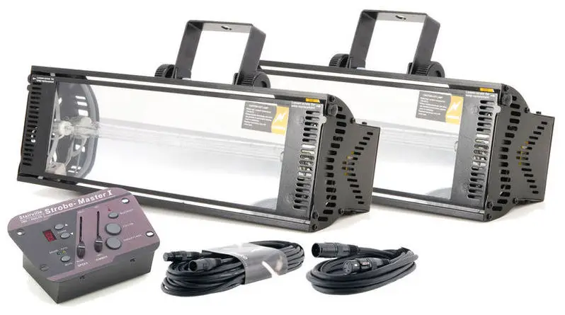 Stairville 2 STROBE 1500 DMX POWER BUNDLE