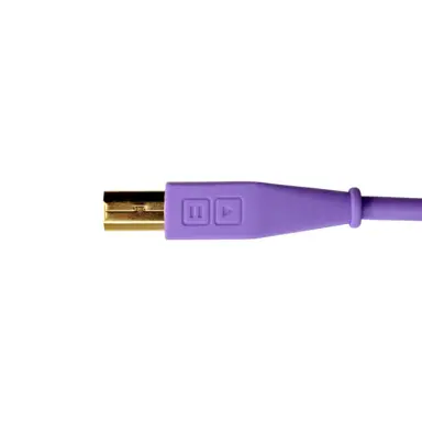 DJ TechTools DJTT USB Chroma Cable Purple 1.5m, straight