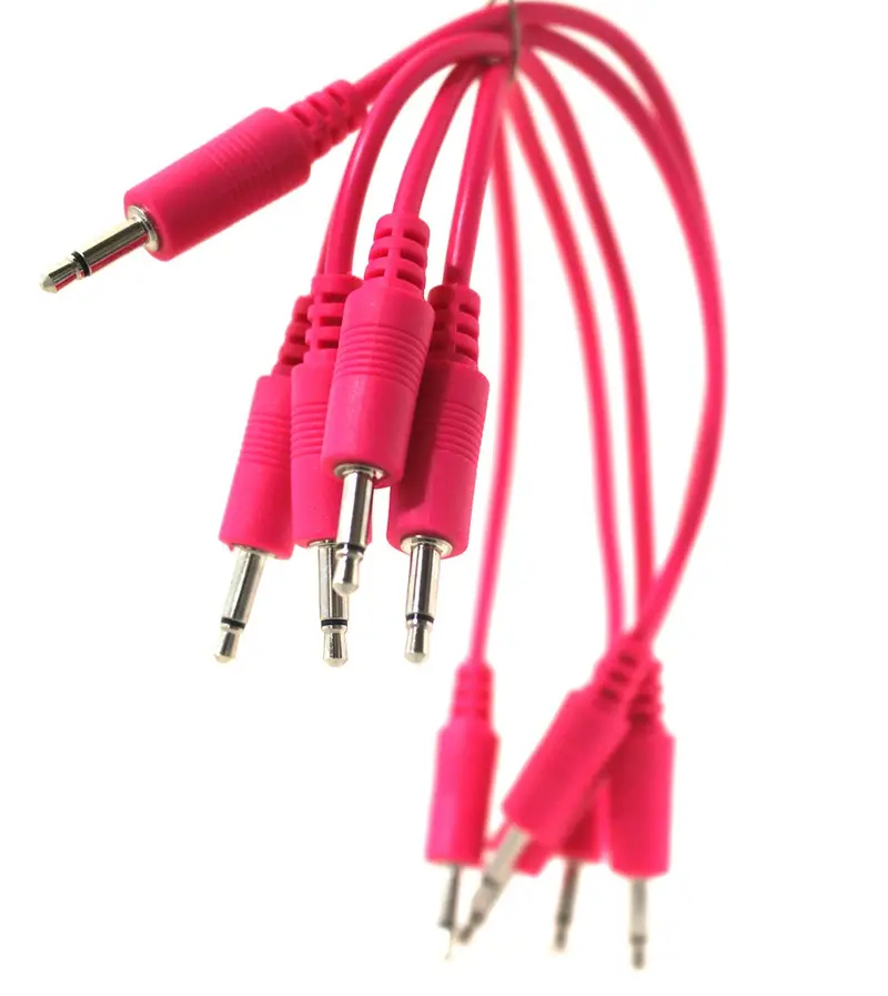 Make Noise Hot Pink Patch Cables (5 шт.)