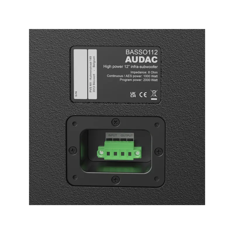 Audac BASSO112/B