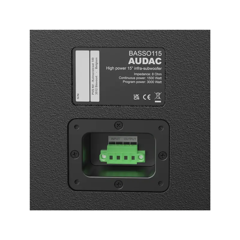 Audac BASSO115/B