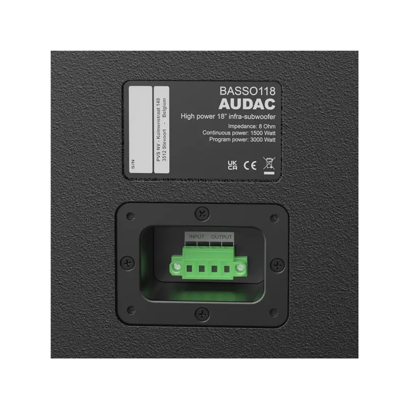 Audac BASSO118/B