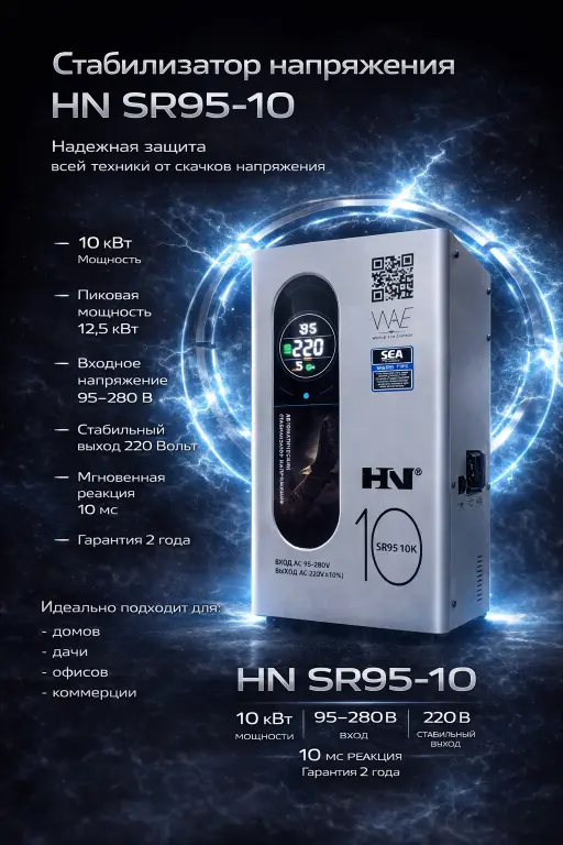 Релейный стабилизатор напряжения HN SRP95-10