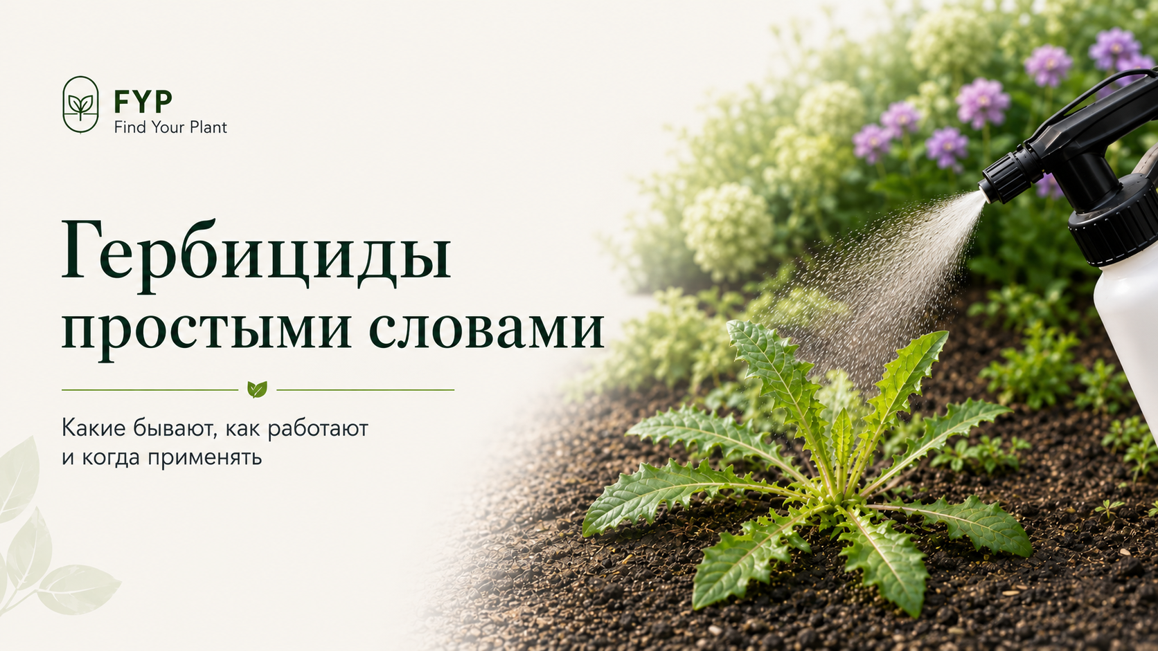 Гербициды - зачем, как и почему?