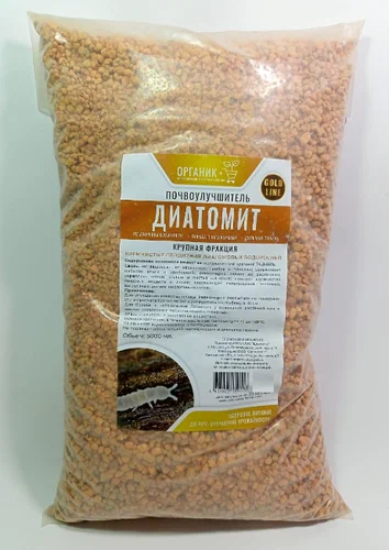 Диатомит почвоулучшитель, крупная фракция, органик+