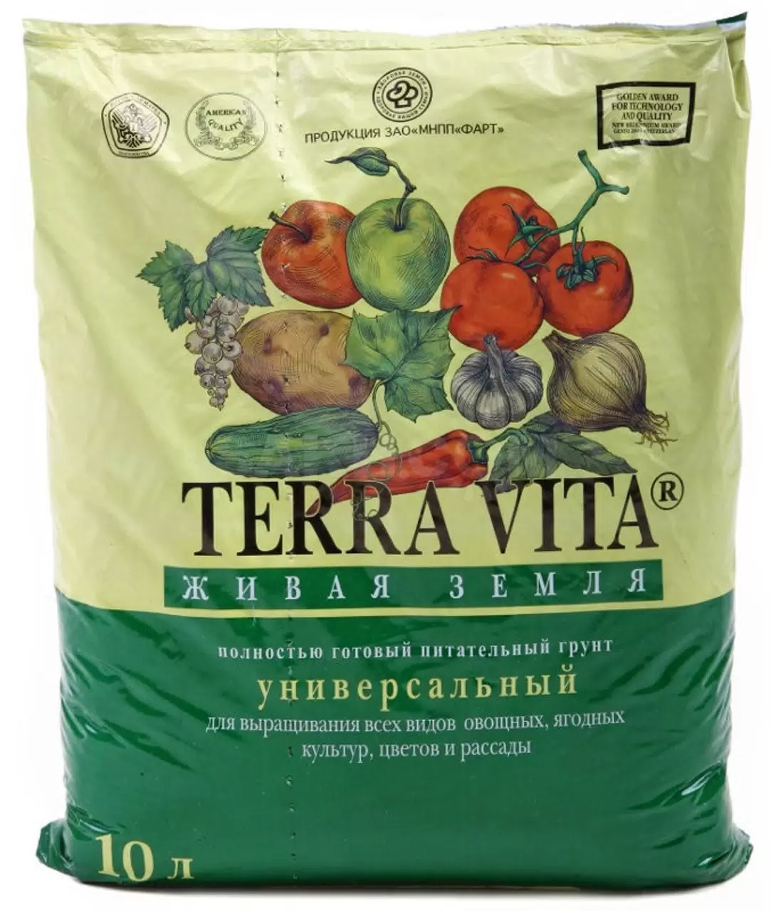 Почвогрунт Terra Vita «Универсал» / «Живая земля»