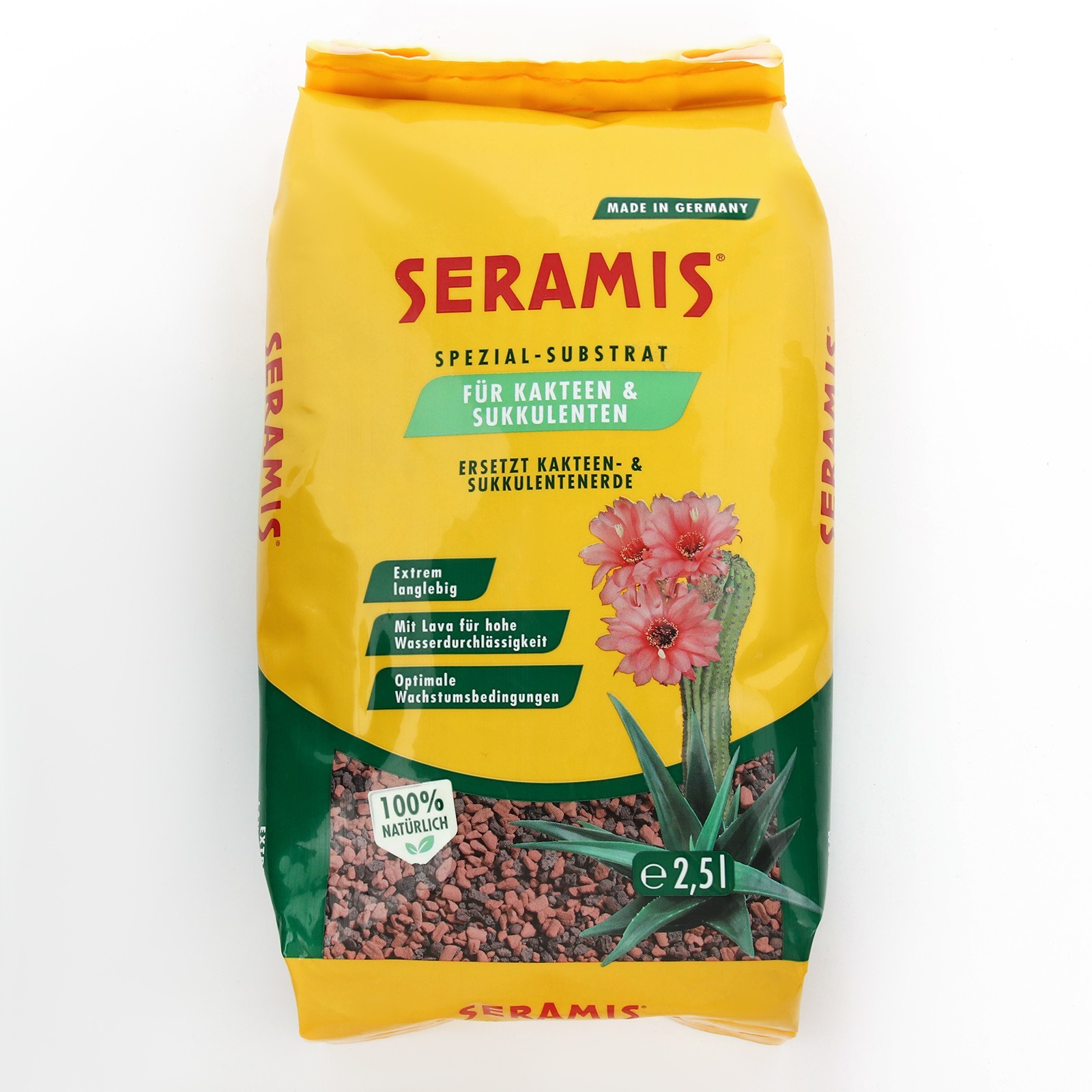 Субстрат для кактусов и суккулентов Seramis