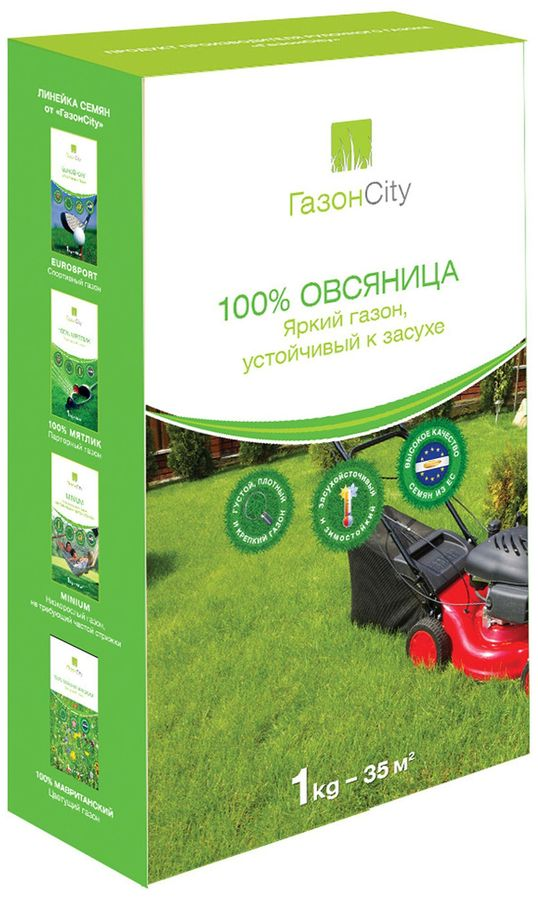 Семена газонной травы ГазонCity Овсяница