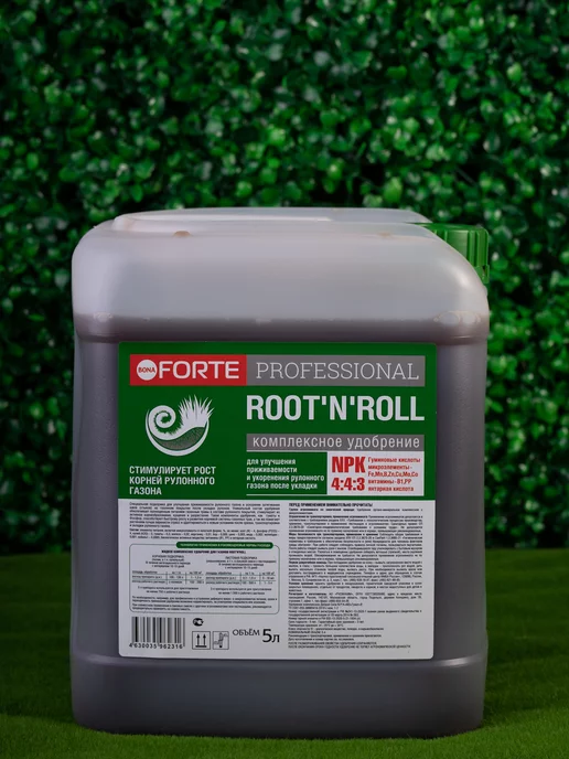Bona Forte Professional Жидкое удобрение ROOTNROLL, канистра 5 л