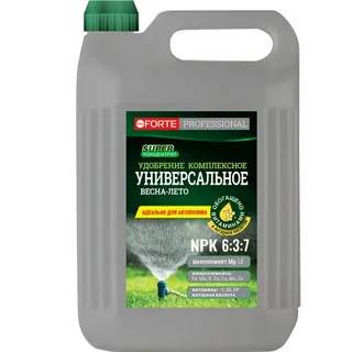 Bona Forte Professional Жидкое удобрение УНИВЕРСАЛЬНОЕ ВЕСНА-ЛЕТО, канистра 5 л