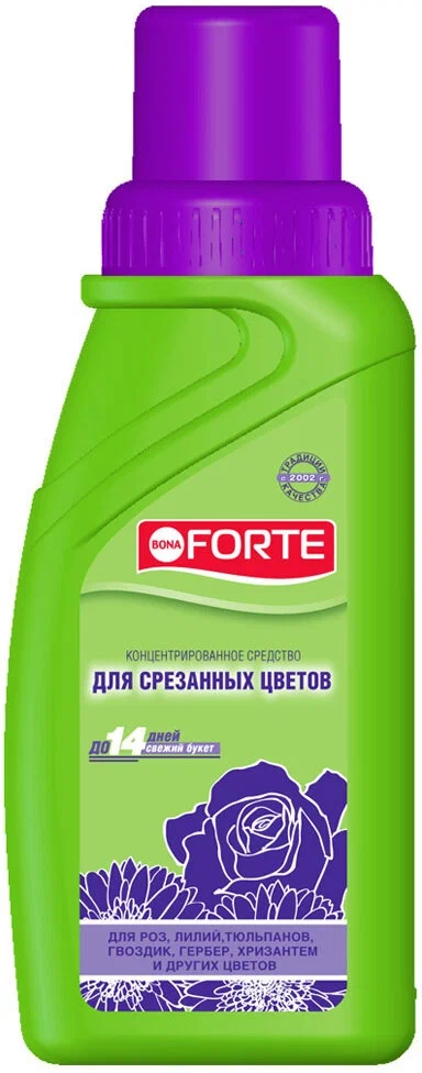 Bona Forte Средство жидкое для срезанных цветов, флакон 285 мл