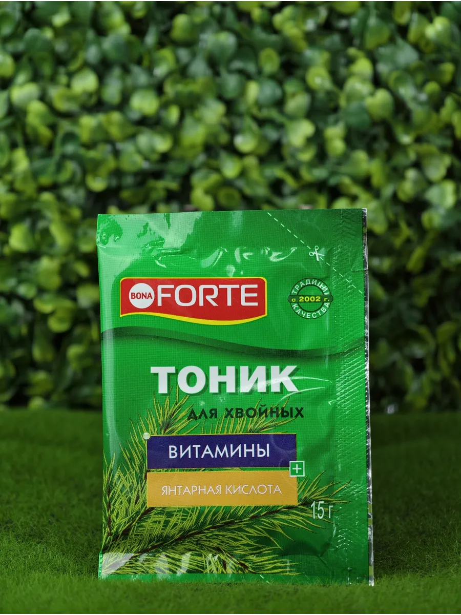 Bona Forte Средство тоник сухой для хвойных растений, пакет 15 г