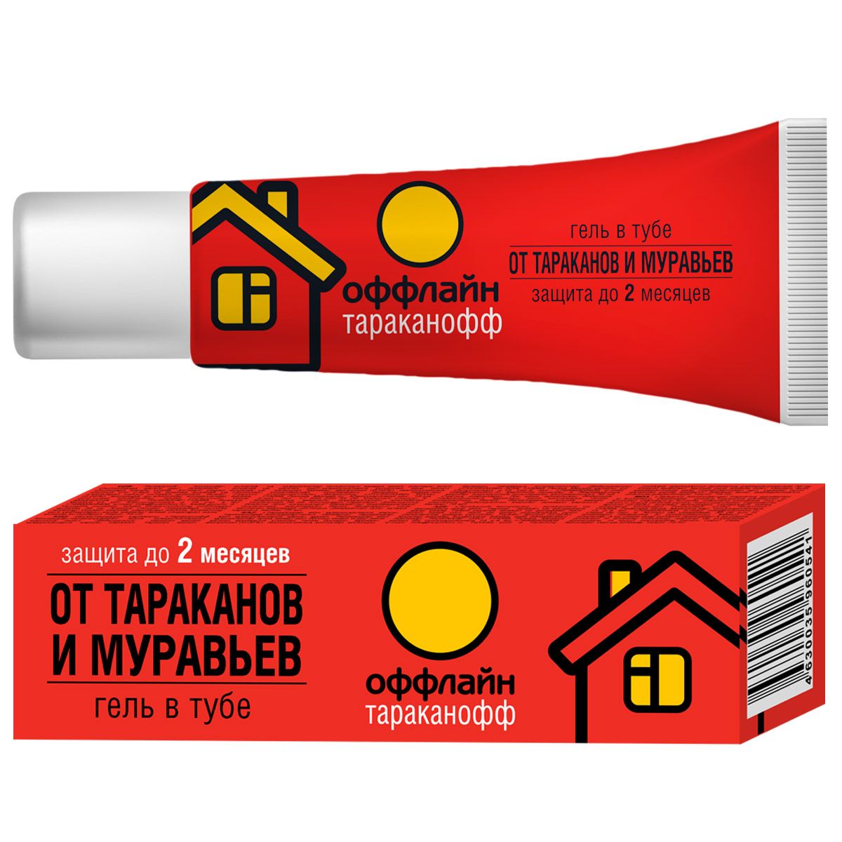 Тараканофф оффлайн Гель от тараканов и муравьев, туба 20 мл