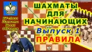 ШАХМАТЫ УРОКИ ОБУЧЕНИЕ для начинающих онлайн ВИДЕО 1 Шахматные правила игры