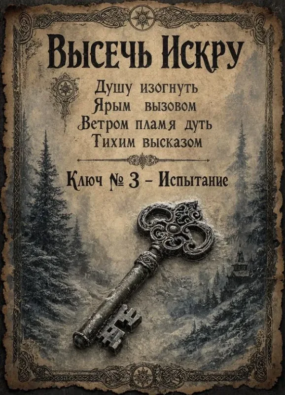 Третий ключ к песне "Высечь искру" группы Граница Верхней Тайги