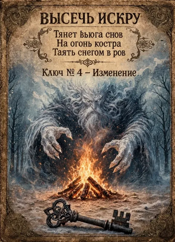 Четвёртый ключ к песне "Высечь искру" группы Граница Верхней Тайги