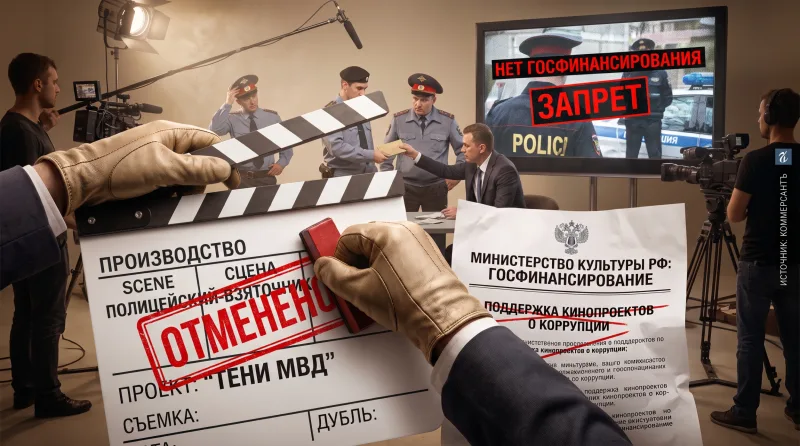 «Коммерсантъ»: Минкульт и ИРИ устно запретили финансирование фильмов про маньяков и коррупцию