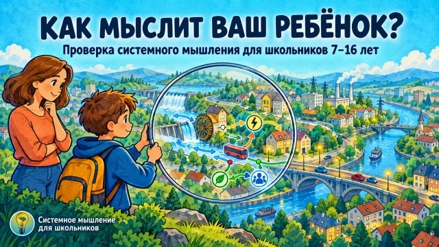 КАК РАЗВИТО СИСТЕМНОЕ МЫШЛЕНИЕ У ВАШЕГО РЕБЁНКА?