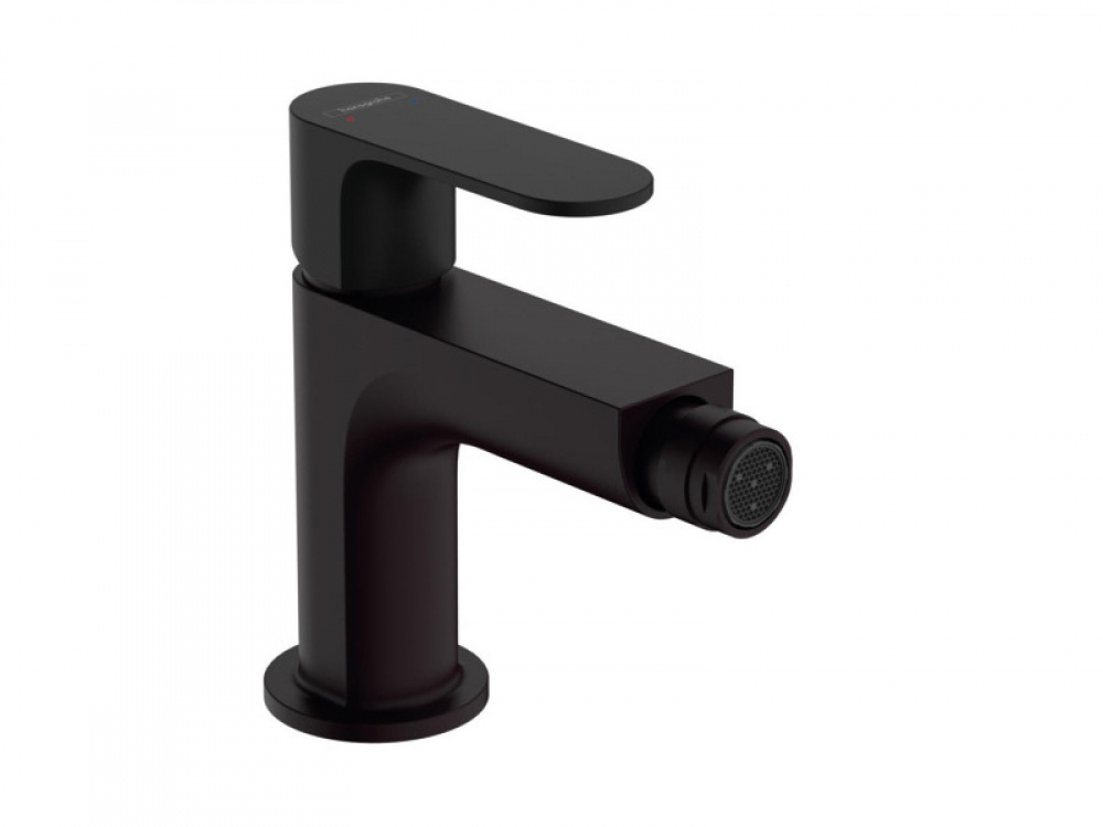 HANSGROHE Rebris S Смеситель для биде, вынос 120 мм, с ДК, матовый черный арт. 35208