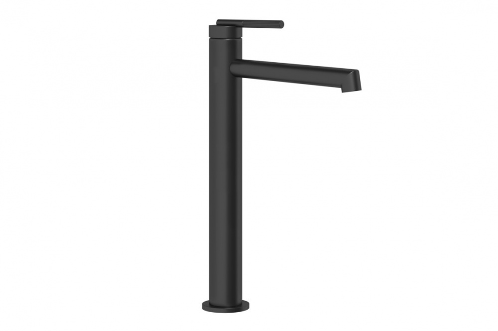 GESSI INGRANAGGIO Смеситель для раковины высокий с длинным изливом, БЕЗ ДК, Black XL арт. 34798