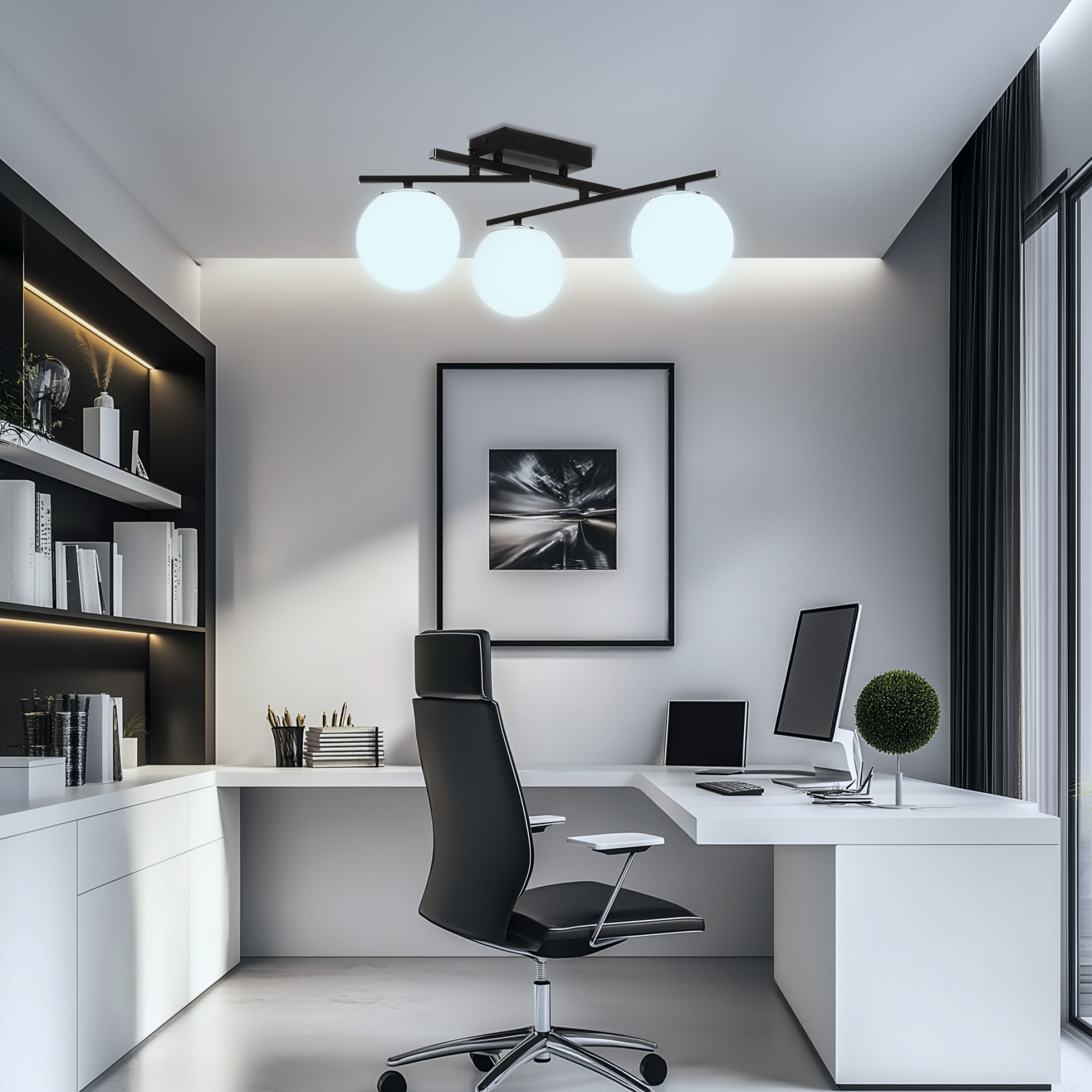 Citilux DORSY CL223132 LED Люстра поворотная Чёрная арт. 89404