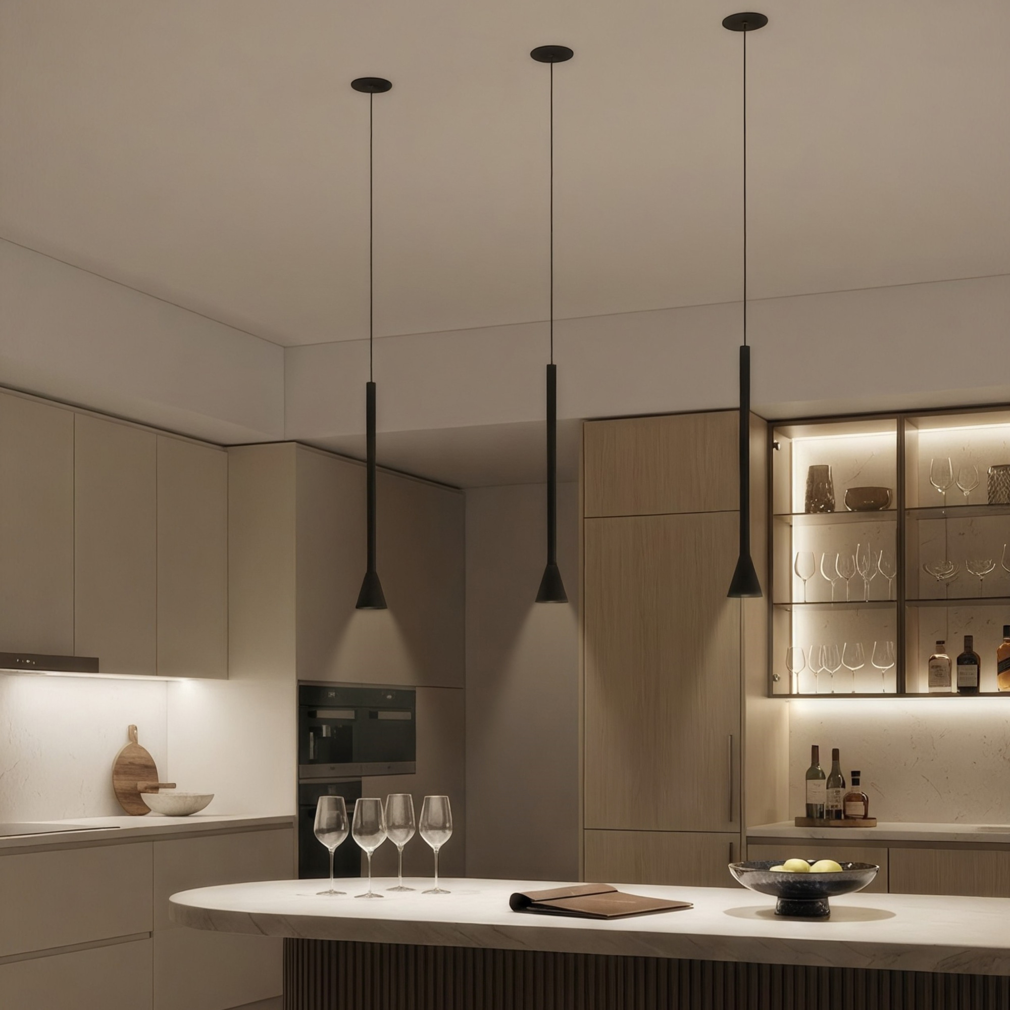 Citilux DUZA CL51711_BD Подвесной встраиваемый светильник Чёрный арт. 209870