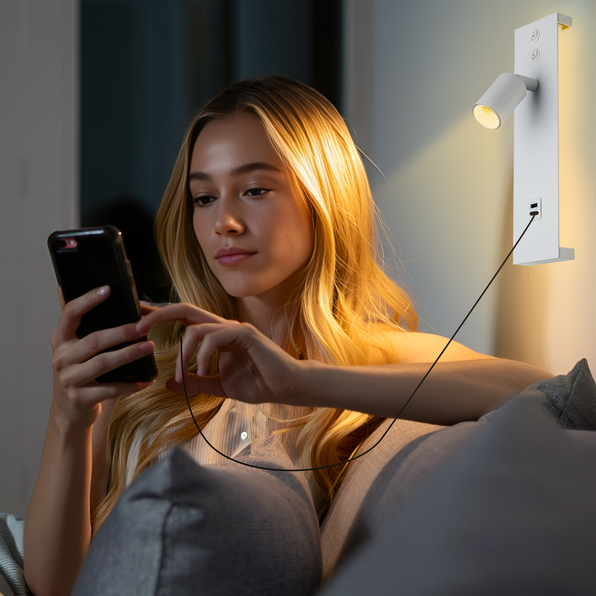 Citilux Декарт CL704460 LED USB Светильник с выключателем Белый арт. 89526