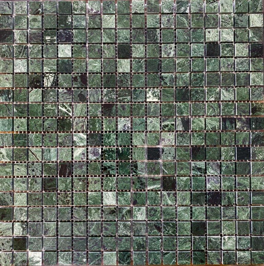 PIX 308/6 Spider Green, чип 15x15 мм, сетка 305х305x6 мм, Полированная арт. 73865