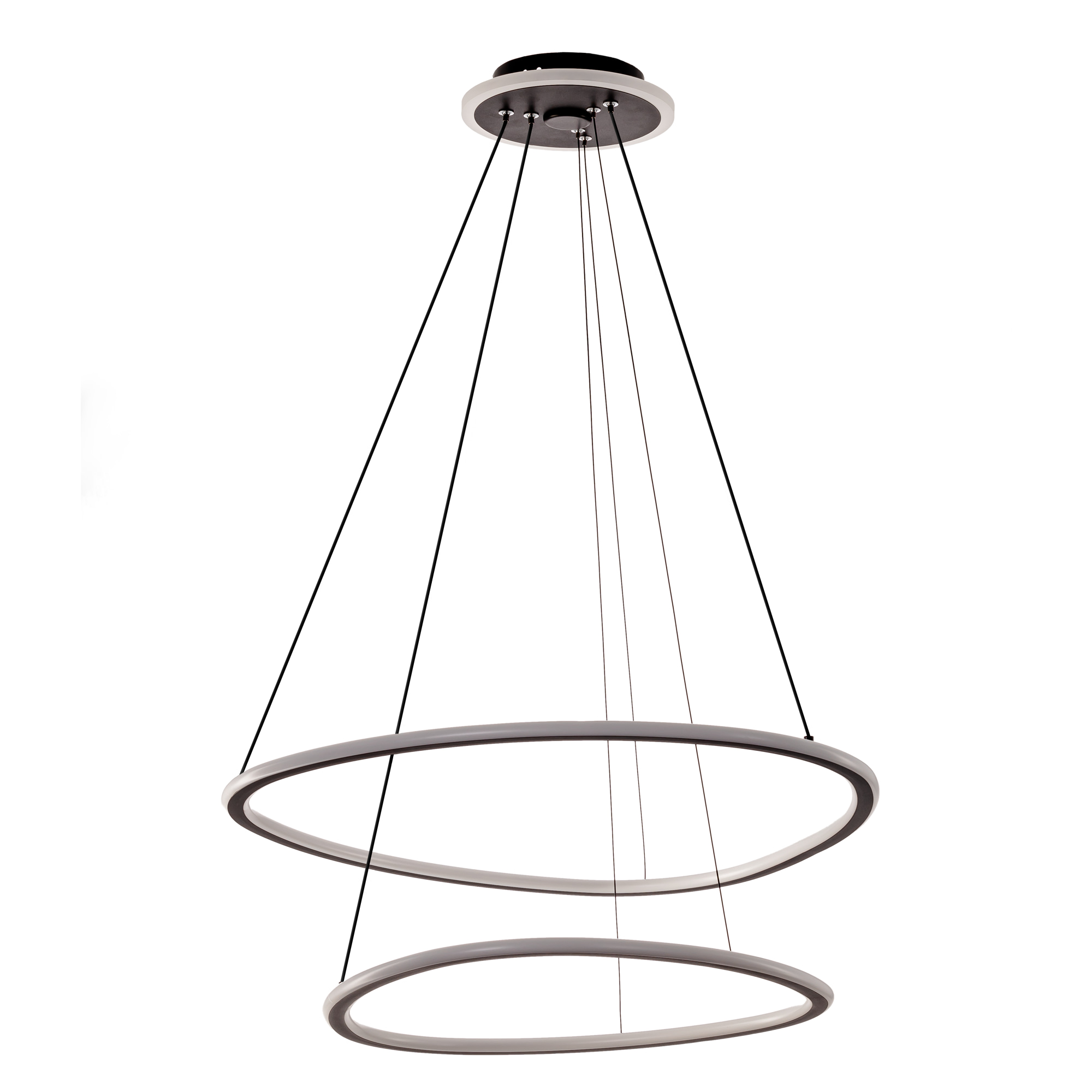 Citilux ТRIO CL215B061E LED Люстра подвесная с пультом Чёрная арт. 89337