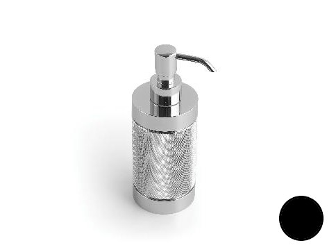 BERTOCCI OFFICINA 01 Дозатор для жидкого мыла настольный, черный матовый арт. 30786
