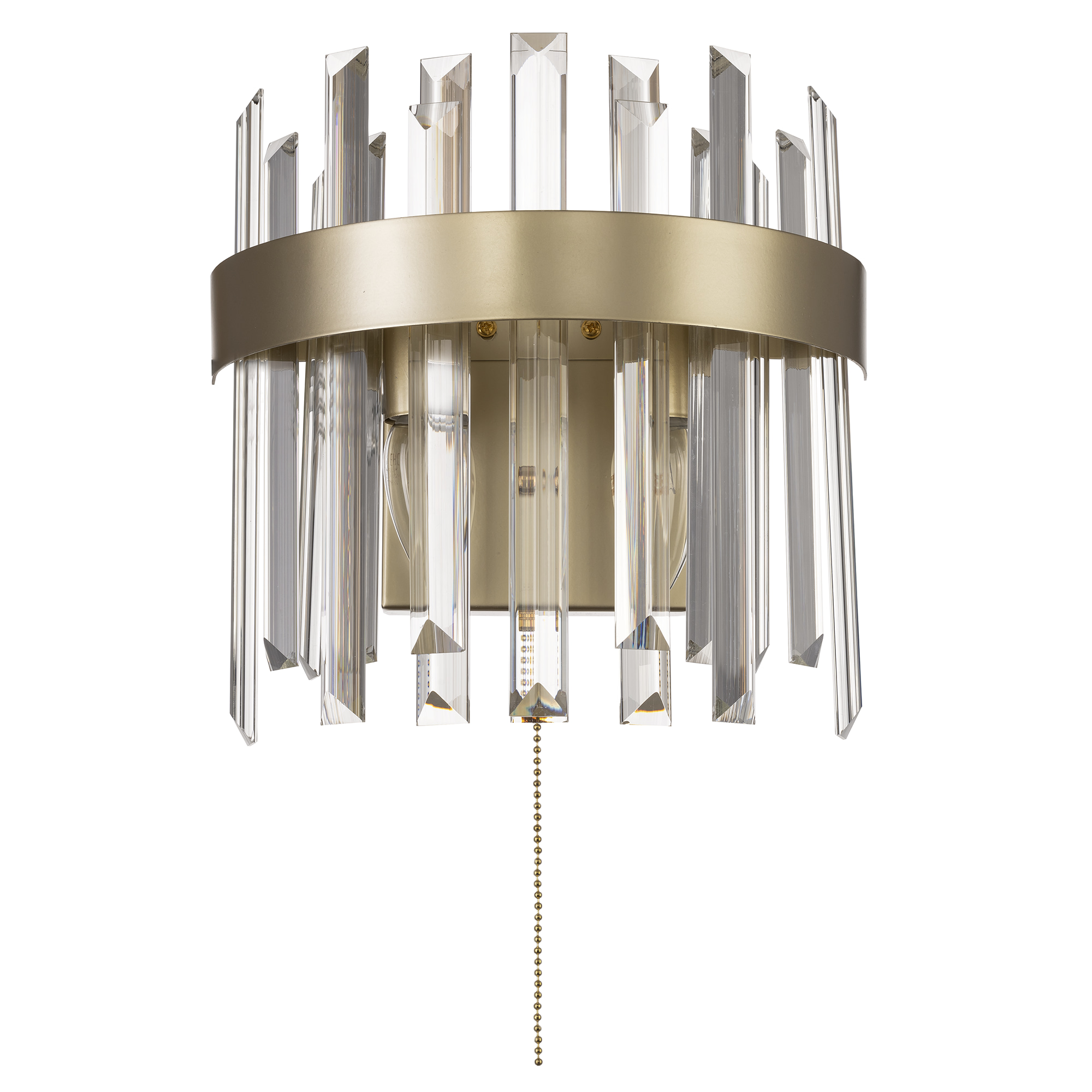Citilux Лаура CL301422 Бра хрустальное с выключателем Шампань арт. 88959