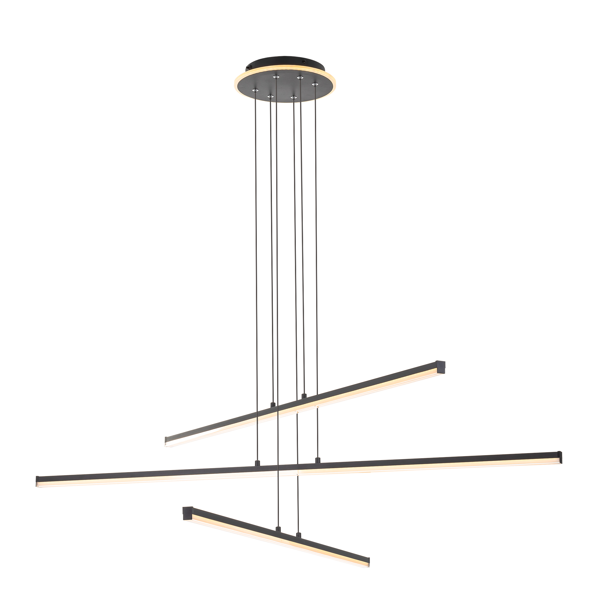 Citilux Trent CL203731 LED Люстра подвесная с пультом Чёрная арт. 89268
