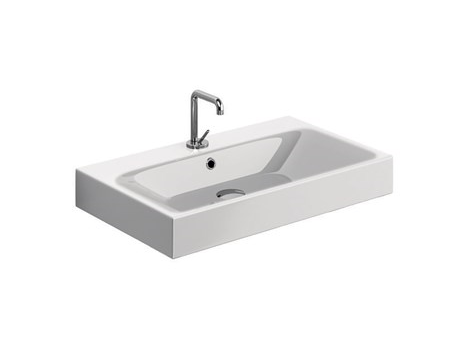 KERASAN CENTO Раковина подвесная, 70x45 см, 1 отверстие, белый арт. 36548