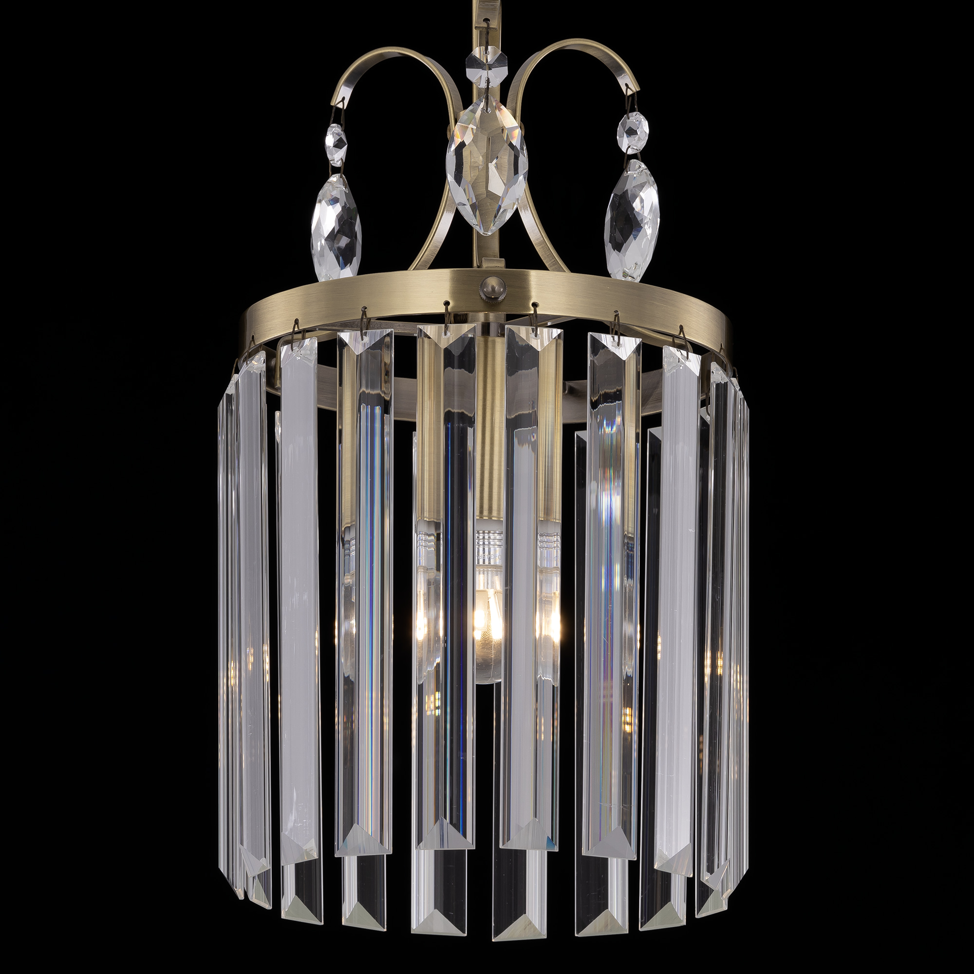 Citilux Инга CL335113 Подвесной хрустальный светильник Бронза арт. 89049