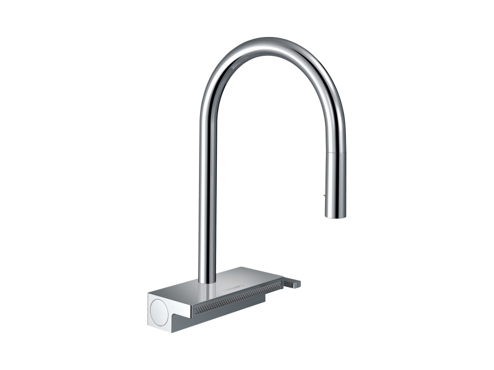 HANSGROHE Aquno Select M81 Кухонный смеситель однорычажный, 170, с вытяжным душем, 3jet, sBox, хром арт. 40330