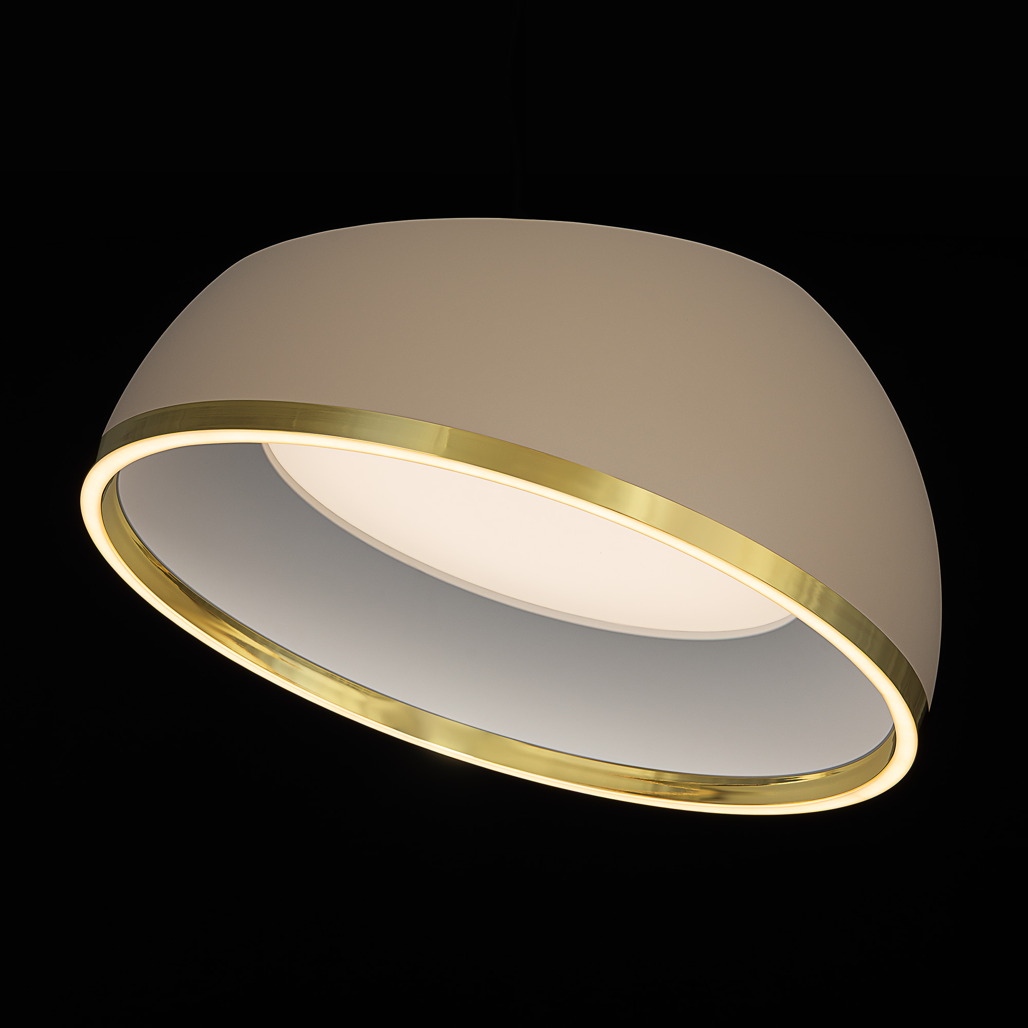 Citilux FLOOM CL736152 Светильник потолочный с пультом Бежевый+Золото арт. 89795