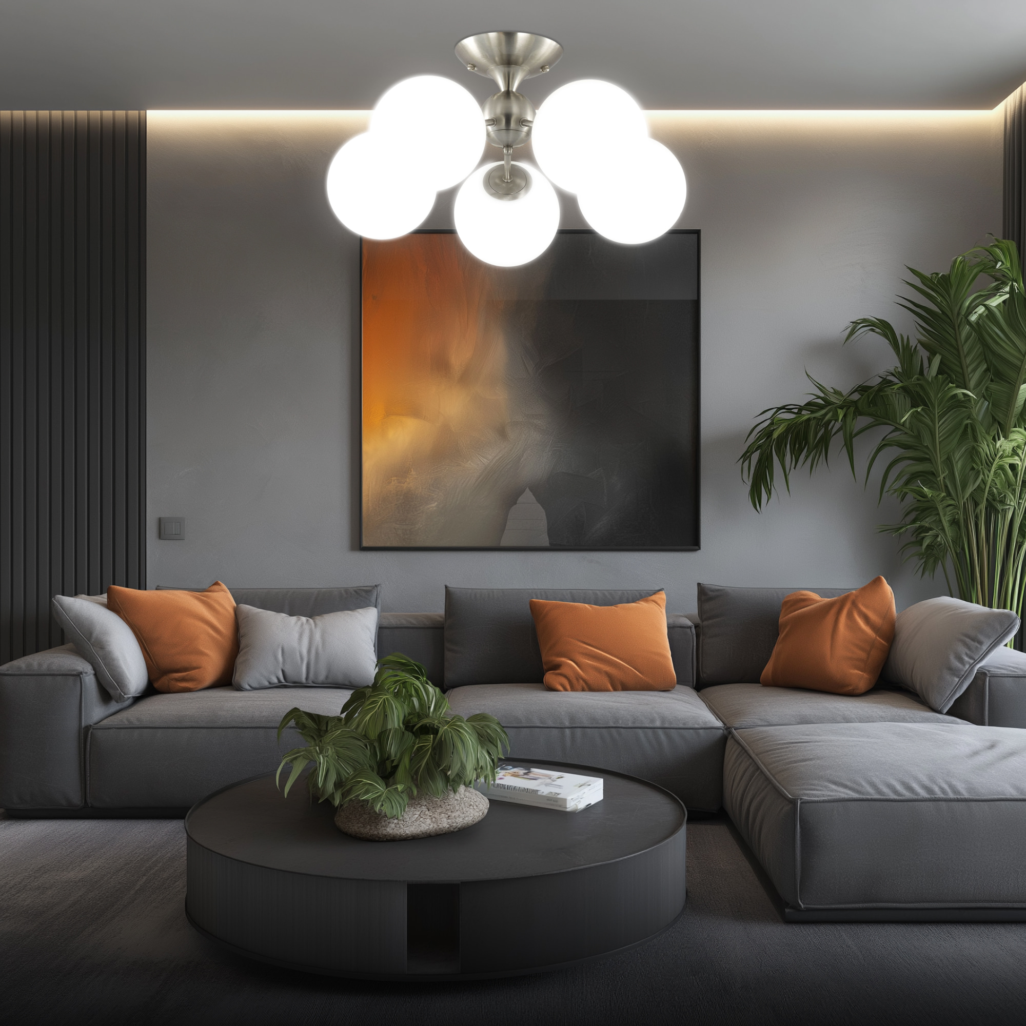 Citilux Томми CL102154 Люстра пятирожковая Матовый Хром арт. 88757