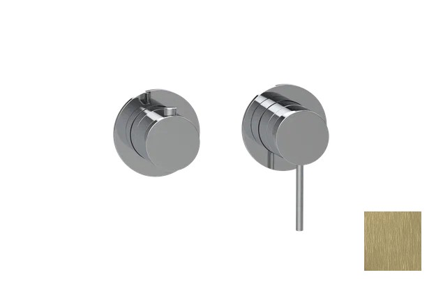 ALMAR MODULAR Внешняя часть смесителя для душа на 2 или 3 потребителя, PVD Brushed High Brass арт. 40144