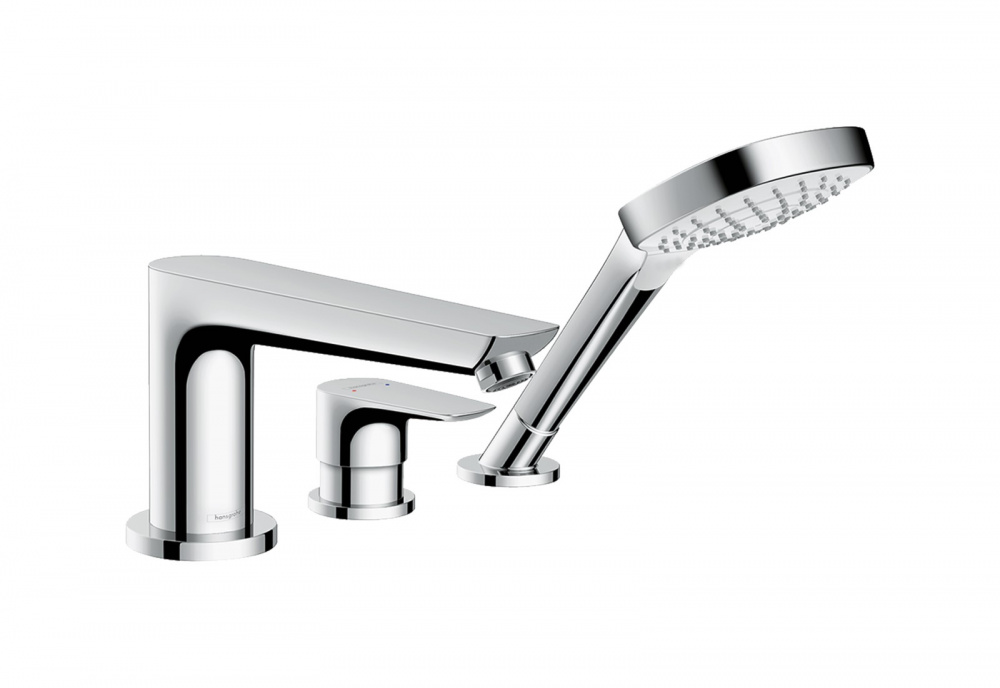 HANSGROHE Talis E Смеситель на край ванны, на 3 отверстия, хром арт. 38867