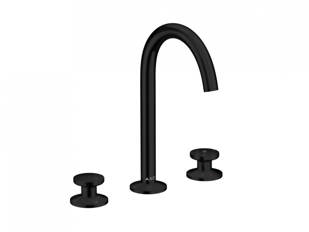 AXOR ONE Смеситель для раковины, на 3 отверстия Select 170, с ДК, Matt Black арт. 34863