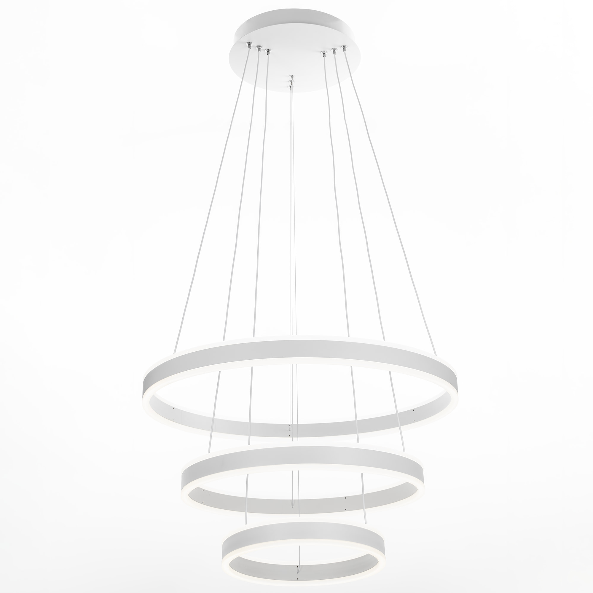 Citilux Дуэт CL719650 LED Люстра подвесная с пультом Белая арт. 89003