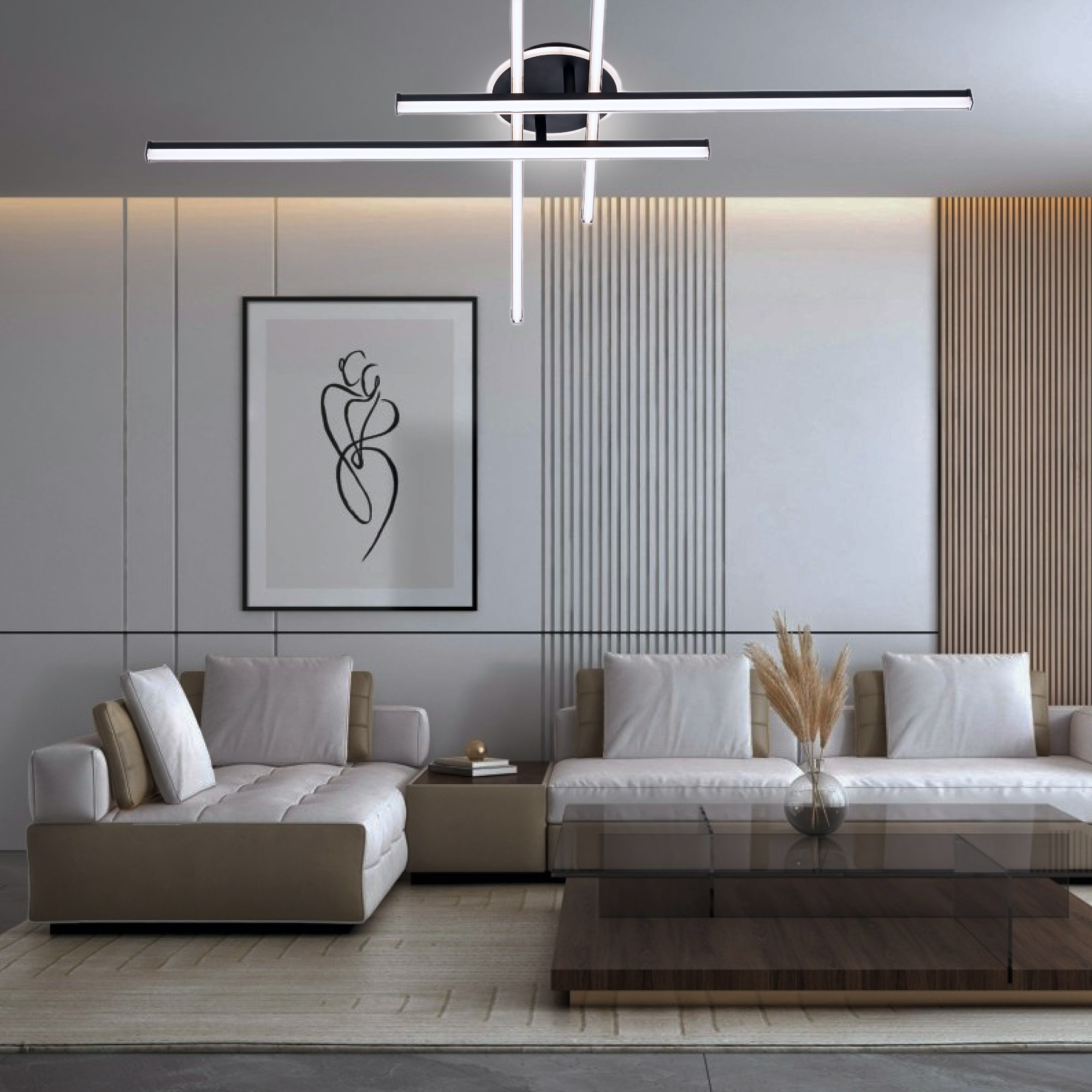 Citilux Trent CL203641 LED Люстра потолочная с пультом Чёрная арт. 89267